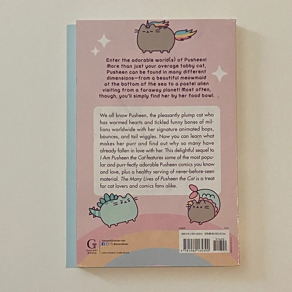 The Many Lives of Pusheen the Cat Book